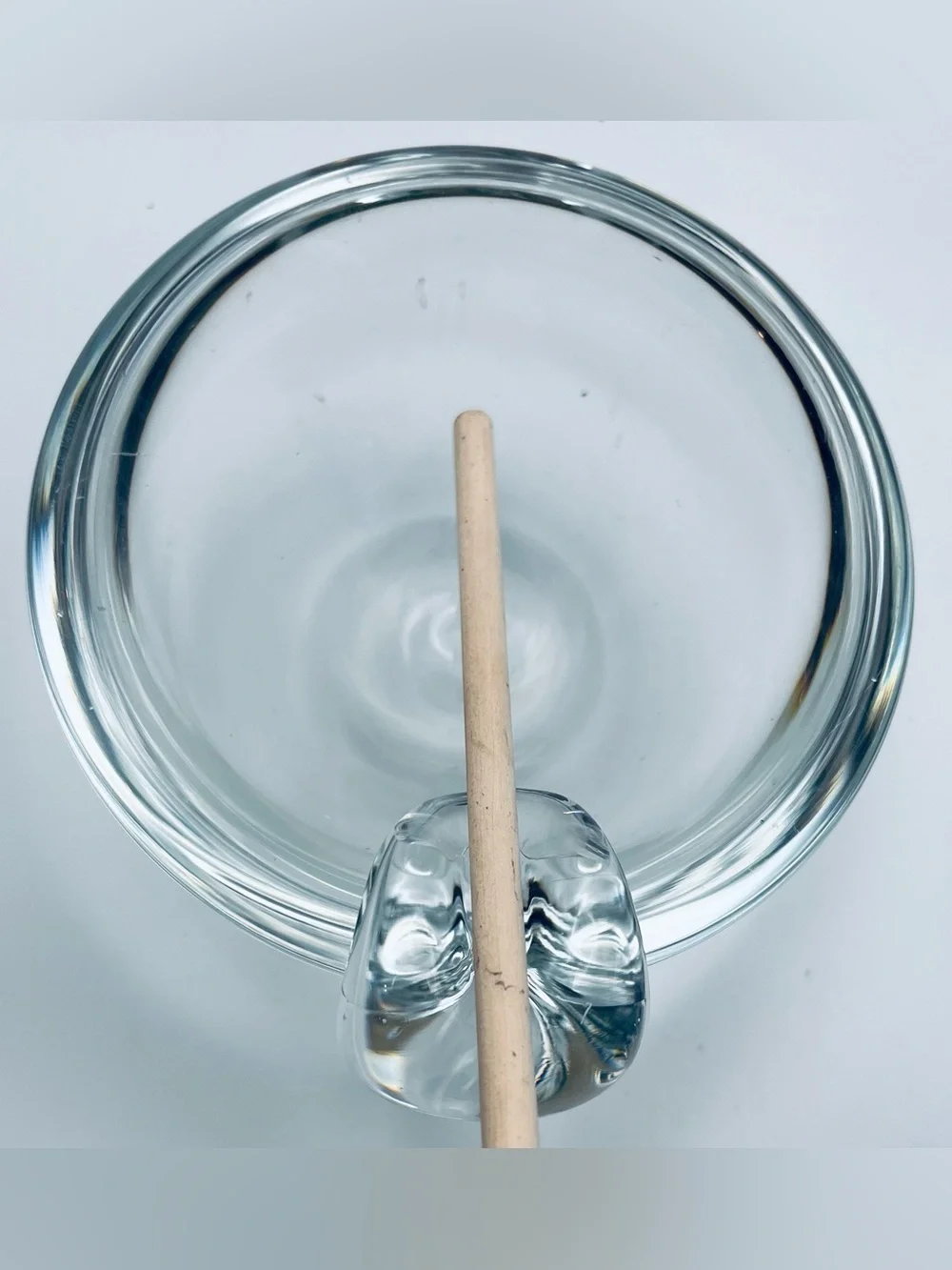 Hand Blown Clear Sloping Bowl Ashtray. VTG PAIRPOINT Gift  Barware Collectible